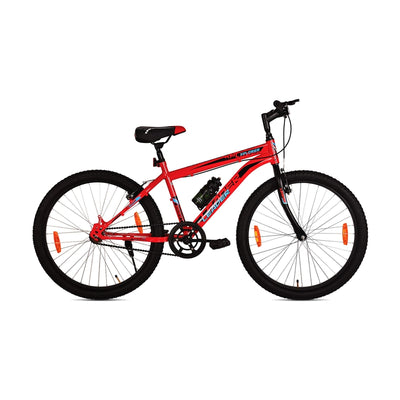 Xplorer MTB 24T Single Speed Mountain Bicycle (Red Black) | 12+ Years (COD Not Available)