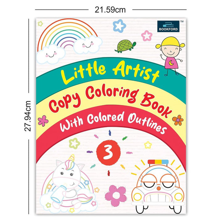 Little Artist Copy Coloring Book for kids (Set Of 2)