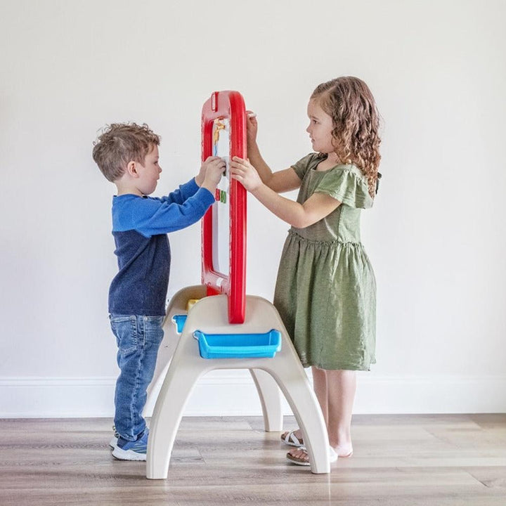 STEP2 All Around Easel For Two - Red (3-8 Years)