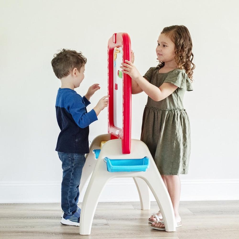 STEP2 All Around Easel For Two - Red (3-8 Years)