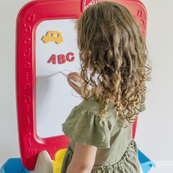 STEP2 All Around Easel For Two - Red (3-8 Years)