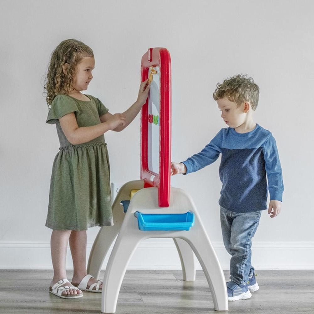 STEP2 All Around Easel For Two - Red (3-8 Years)