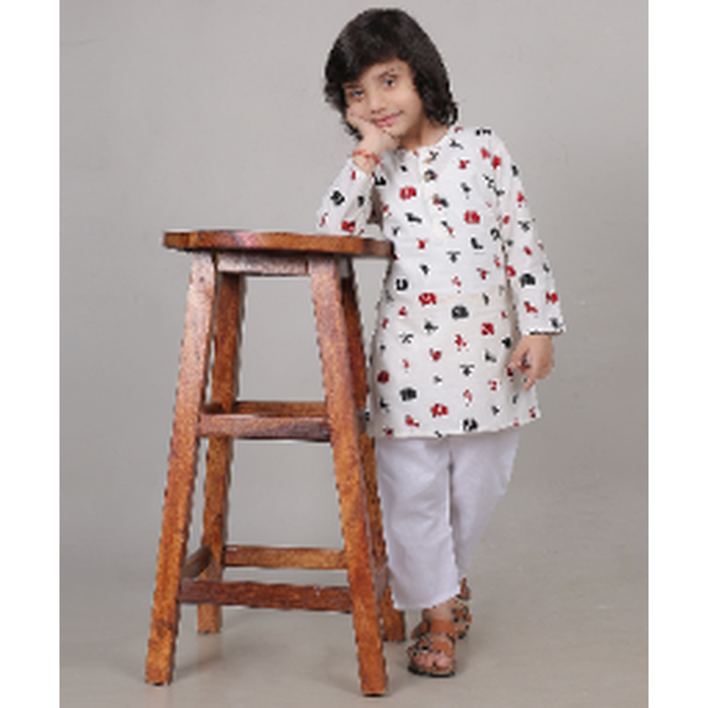 Zikku Forest Friends Kurta Set (Unisex)