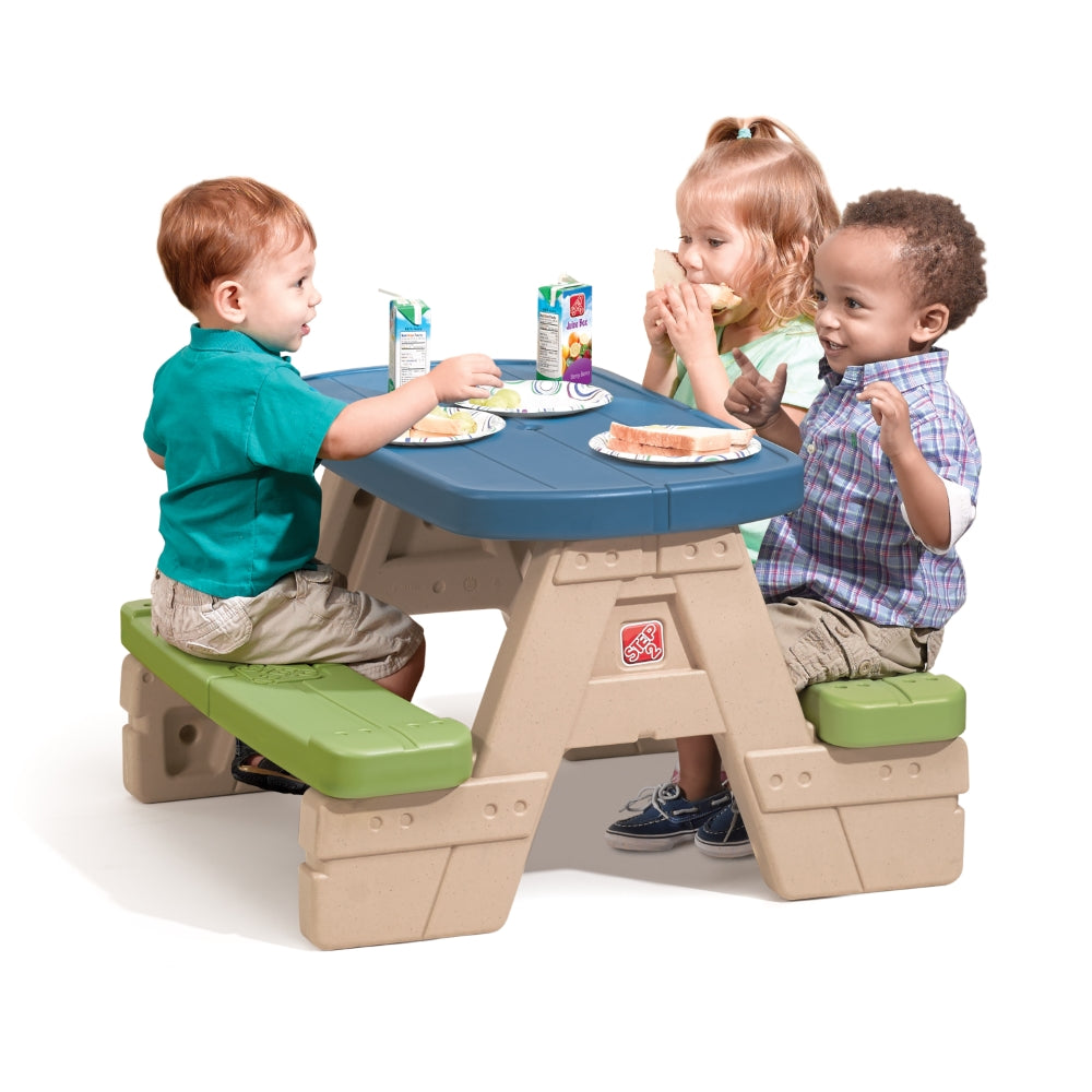 Sit & Play Picnic Table With Umbrella (COD Not Available)