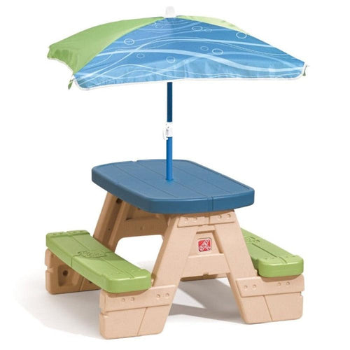 STEP2 Sit & Play Picnic Table with Umbrella (1-5 Years)
