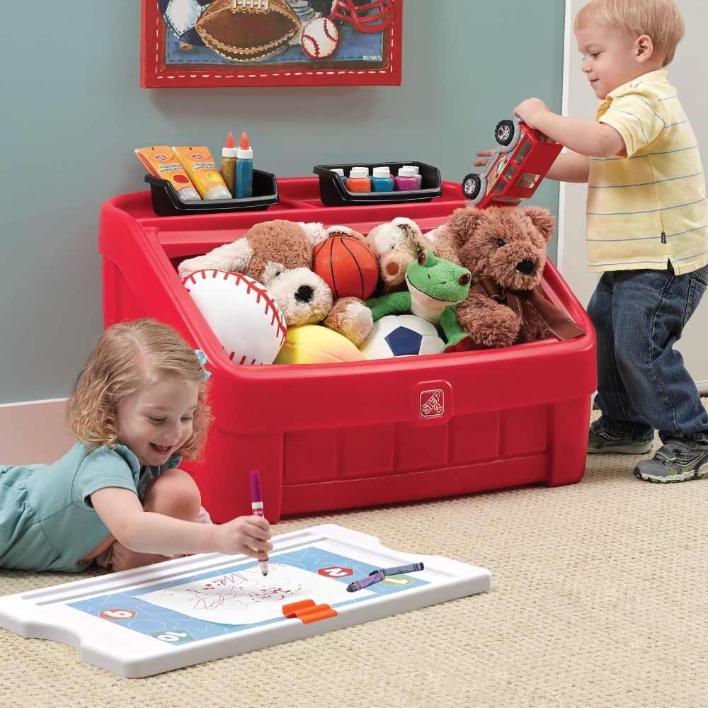 2-in-1 Toy Box & Art Lid (COD Not Available)