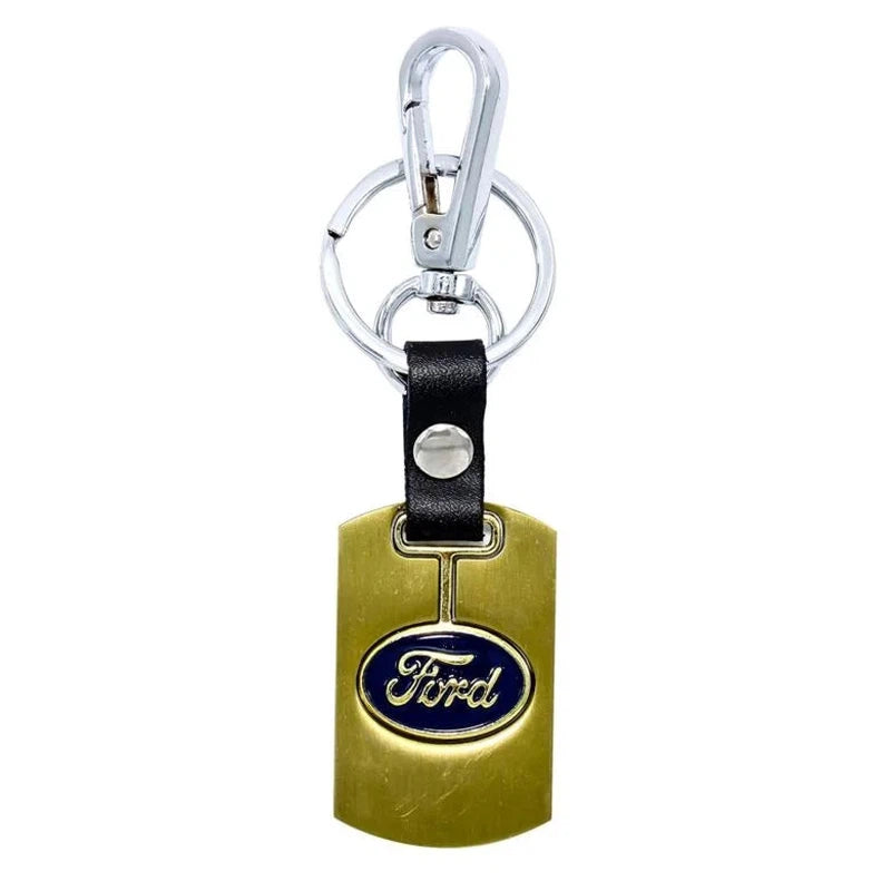 Ford Gold Plated Brass Stylish Car Keyring