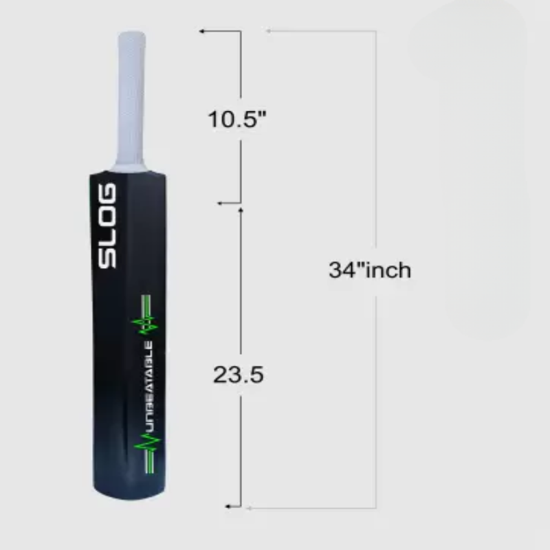 Slog Heavy Duty Plastic Full Size Premium Cricket Bat  (850-880 g)  (34” X 4.5” inches)