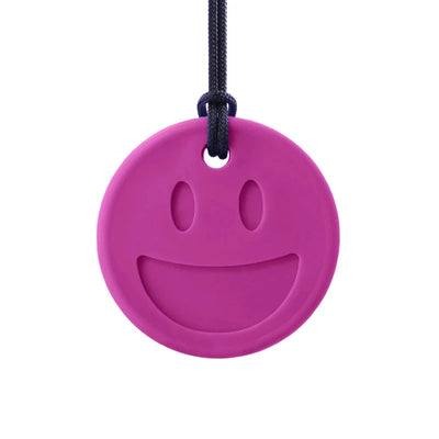 ARK's Green Smiley Face Chew Necklace