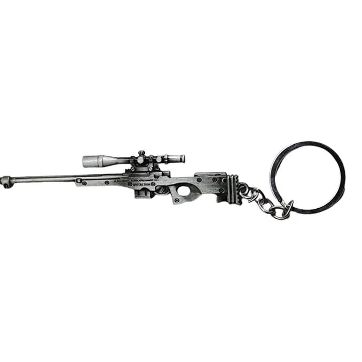 Metallic Gun Keyring PUBG high quality guns Keychain