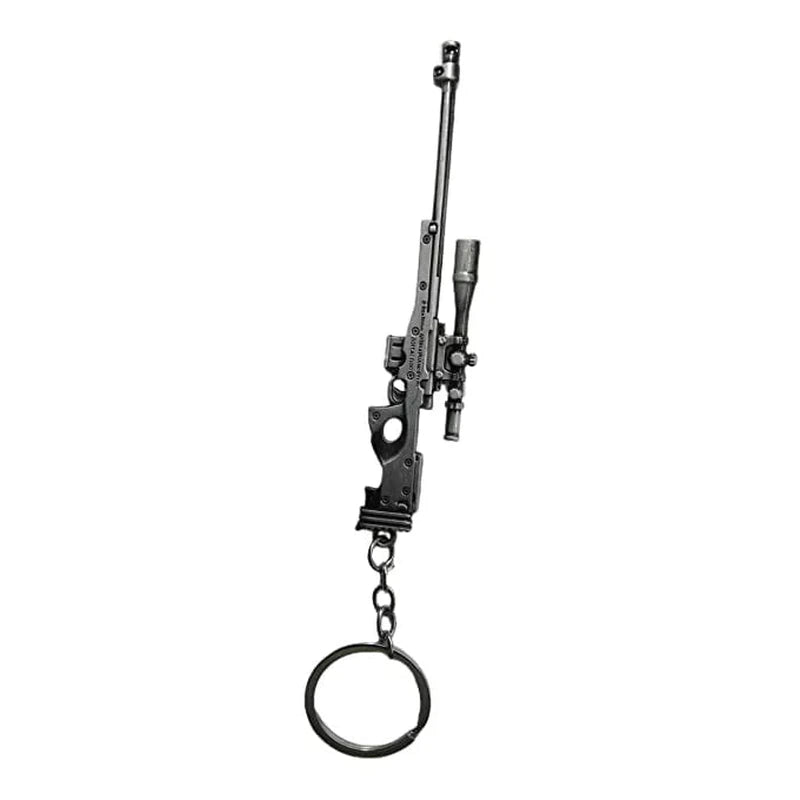 Metallic Gun Keyring PUBG high quality guns Keychain