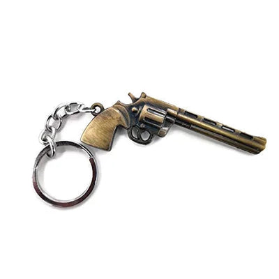PubG Metal Battleground Pistol Revolver Gun Keychain Keyring's