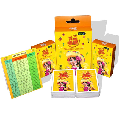 Little Master Chef Mexican Cuisine (Fun Deal Card Game For Food Loving Family) | 2-5 Players