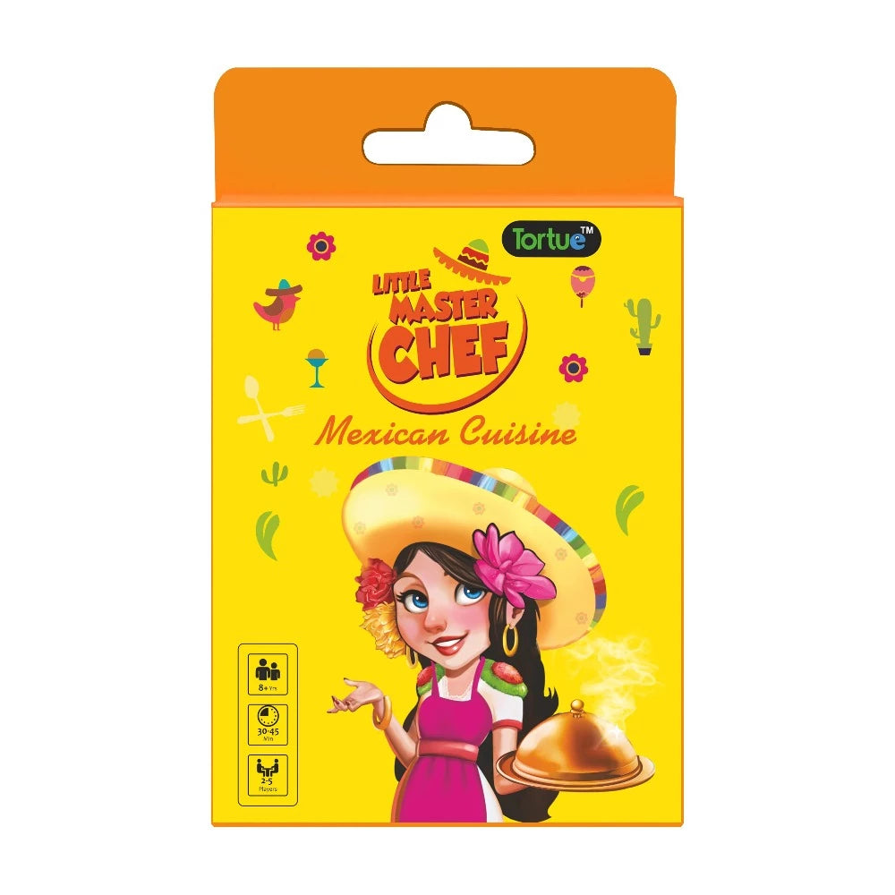 Little Master Chef Mexican Cuisine (Fun Deal Card Game For Food Loving Family) | 2-5 Players