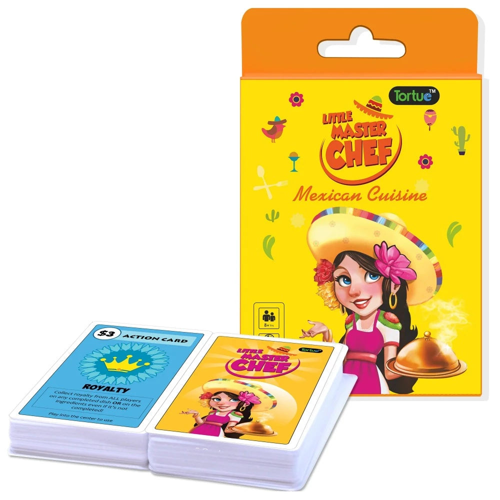 Little Master Chef Mexican Cuisine (Fun Deal Card Game For Food Loving Family) | 2-5 Players