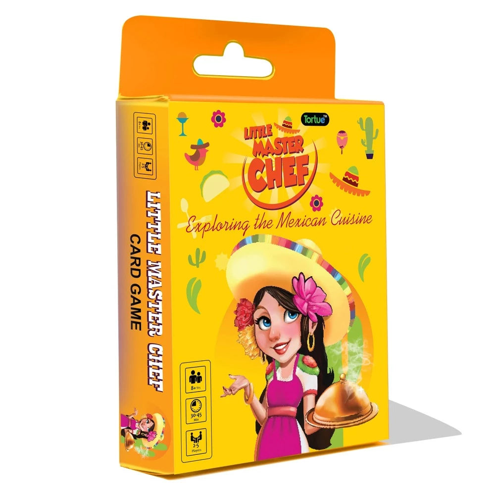 Little Master Chef Mexican Cuisine (Fun Deal Card Game For Food Loving Family) | 2-5 Players