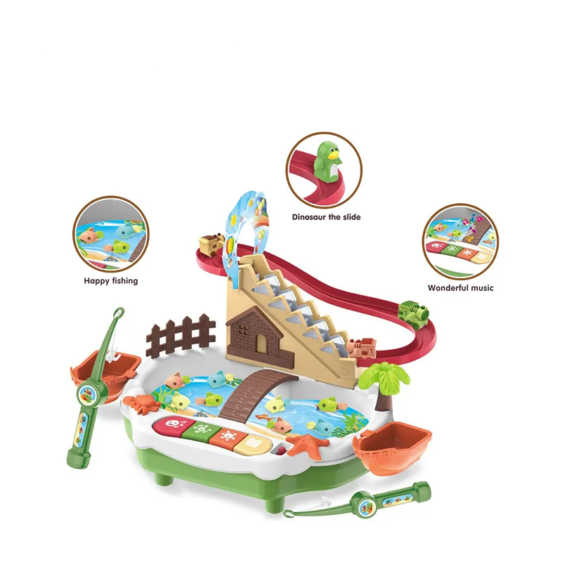 Learning and Educational Magnetic Fishing Game with Slideway (Assorted Colours)