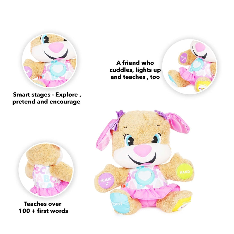 Original Fisher-Price Laugh Learn Smart Stages Soft Toy (6 Months Years)