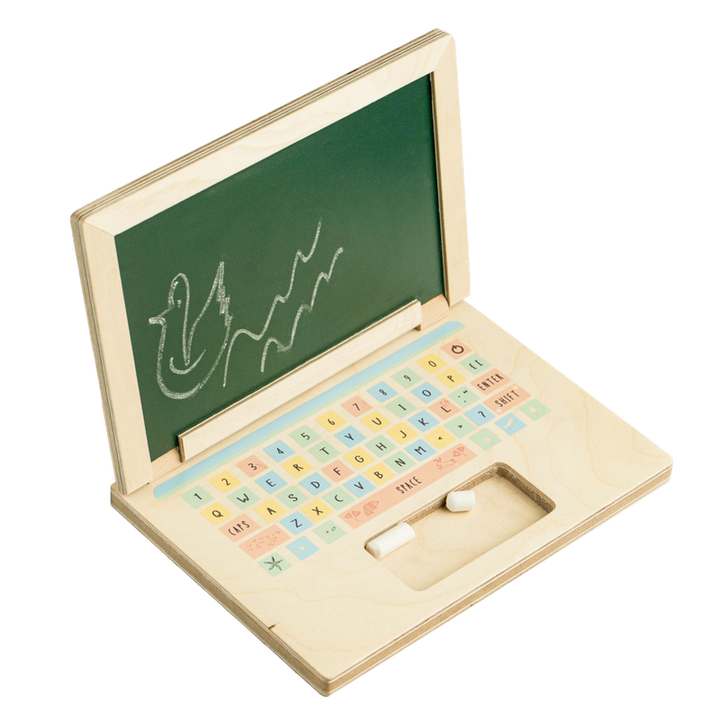 Montessori Wooden Laptop