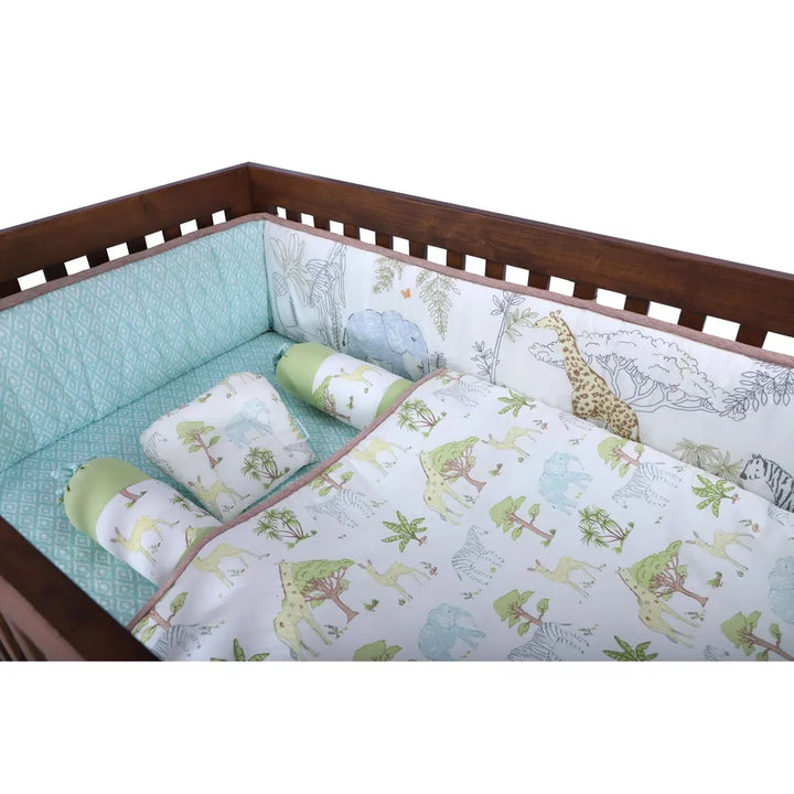Abracadabra 6 Pieces Baby Cot Bedding Set - Savanna