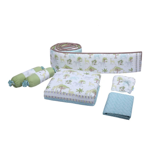 Abracadabra 6 Pieces Baby Cot Bedding Set - Savanna
