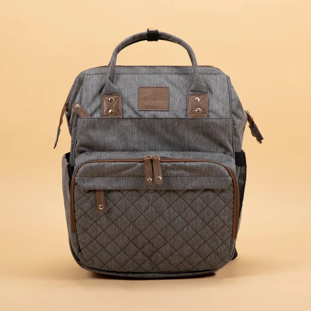 Abracadabra Diaper Bag with Changing Station - Grey