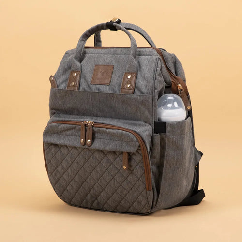 Abracadabra Diaper Bag with Changing Station - Grey