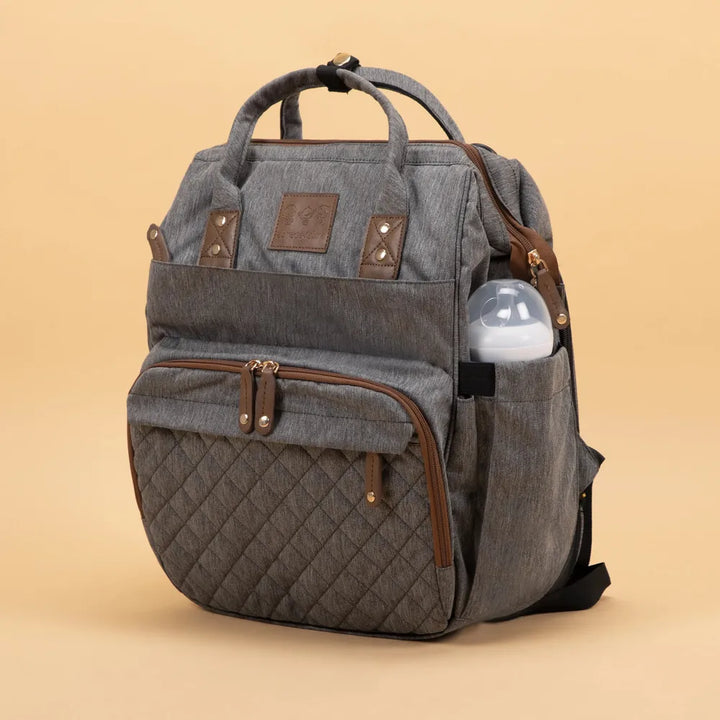 Abracadabra Diaper Bag with Changing Station - Grey