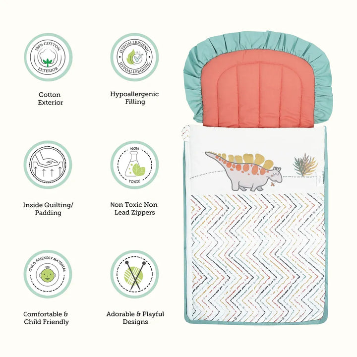 Abracadabra Nest Bag - Sleeping Bag with Theme D for Dino