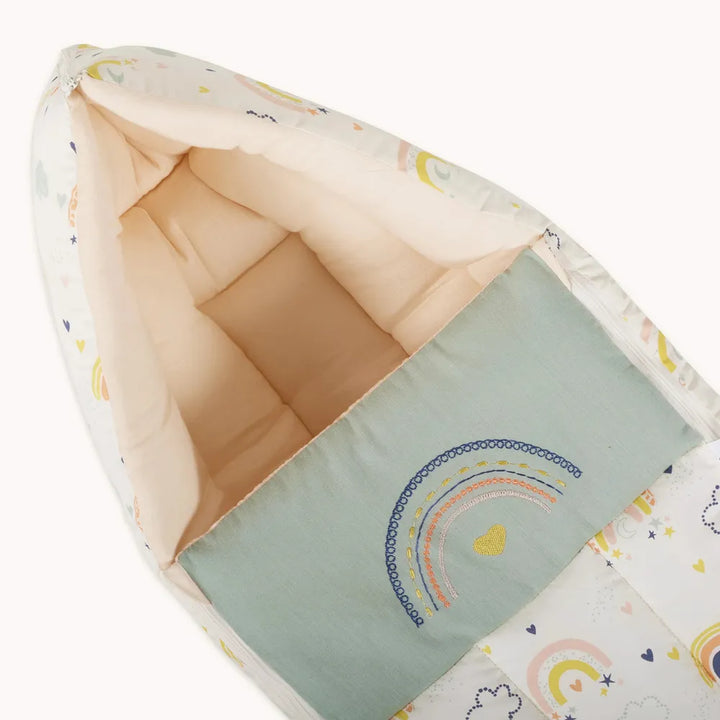 Abracadabra Baby Carry Cot Nest - Rainbow