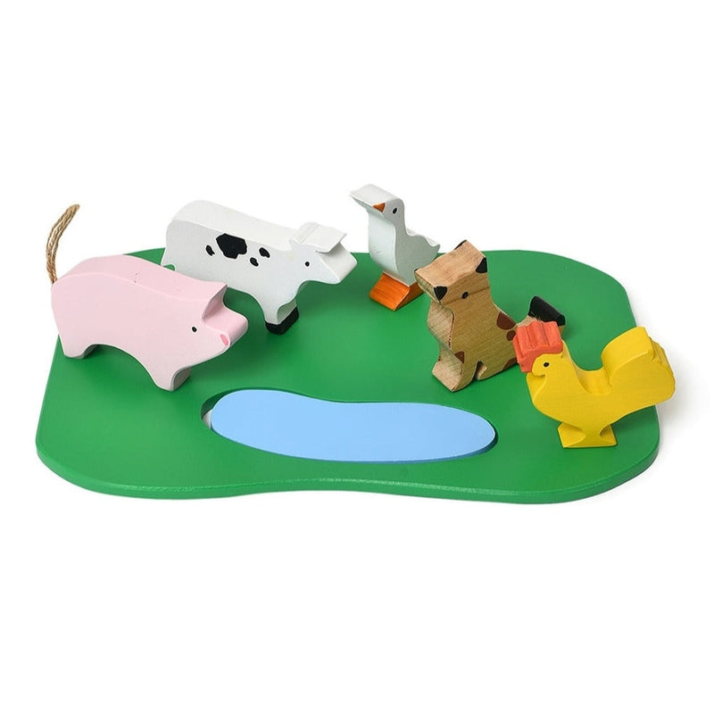 Farm Wooden Animals Set