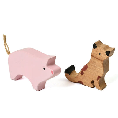 Farm Wooden Animals Set