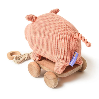 Pig Push & Pull Soft Toy