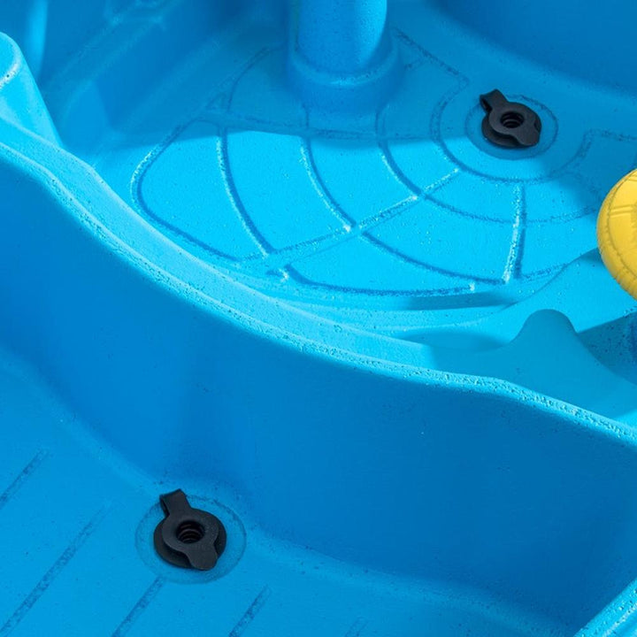 STEP2 Fiesta Cruise Water Table with Umbrella | Sand & Water Playset with Slide, Rain Shower & Lid (2-6 Years)
