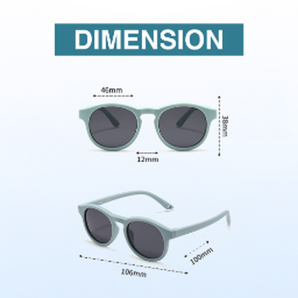 Zikku Grip Fit Polarized Suglasses for Baby/Toddler (0-2.5 Years) - Green