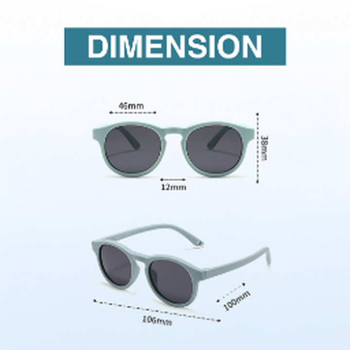 Zikku Grip Fit Polarized Suglasses for Baby/Toddler (0-2.5 Years) - Green