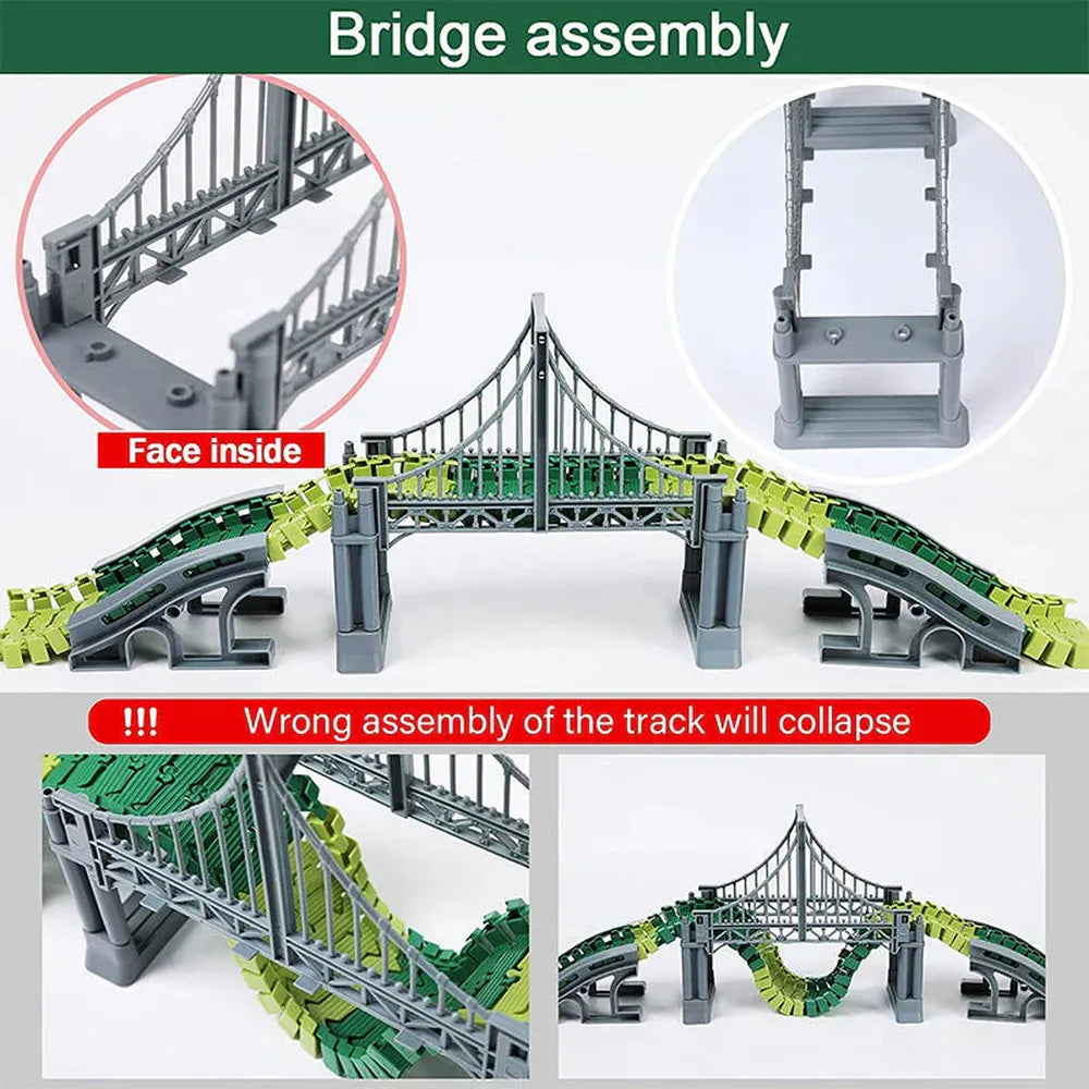 Kidology 142 Pieces Ultimate Dinosaur 360 Track Set (3-8 Years)