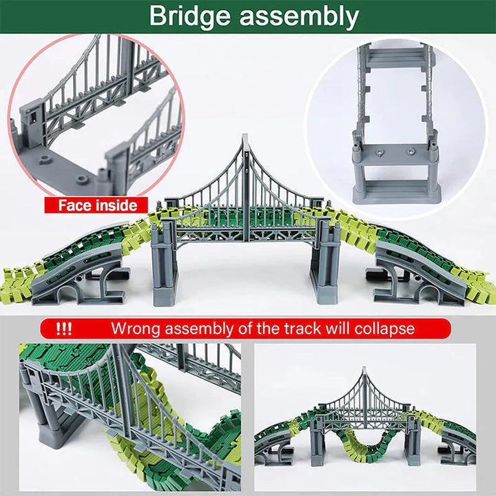 Kidology 142 Pieces Ultimate Dinosaur 360 Track Set (3-8 Years)