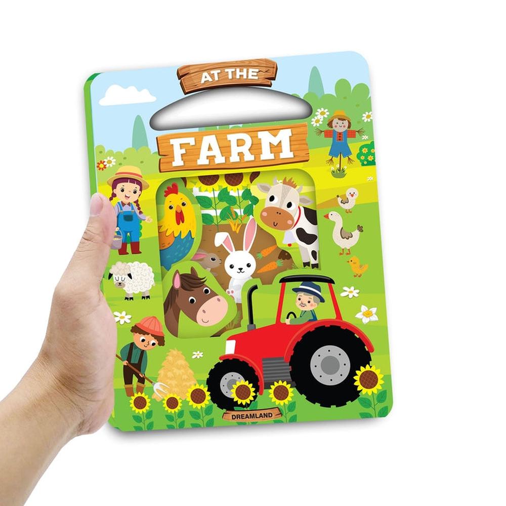 Dreamland Publications Window Cut Board Book - At the Farm