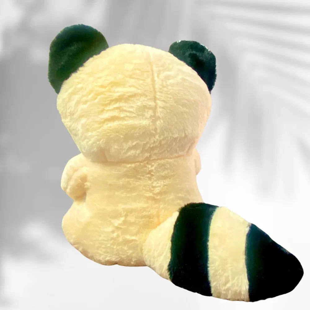 CuddleNest  Big Cute and Cuddly Raccoon teddy bear soft toy (White)