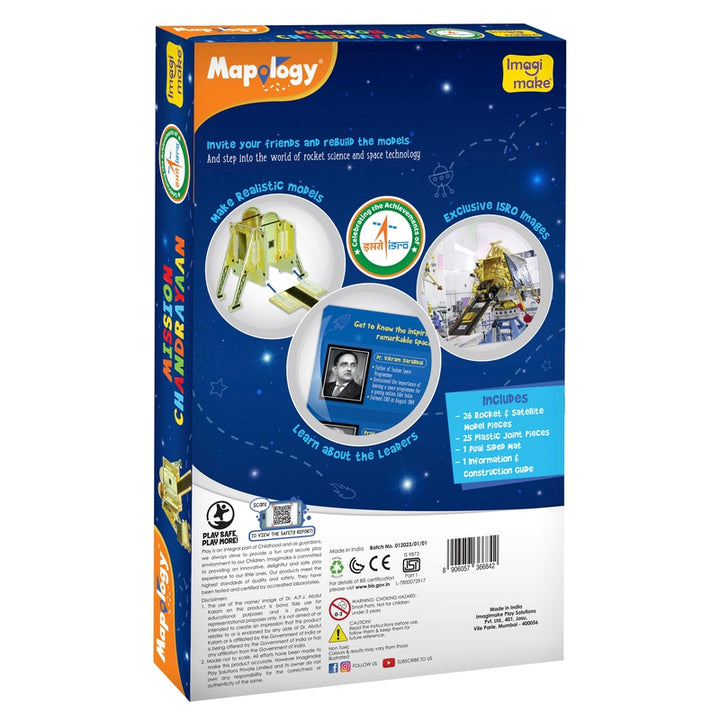 Mapology Mission Chandrayaan Map Puzzle Game