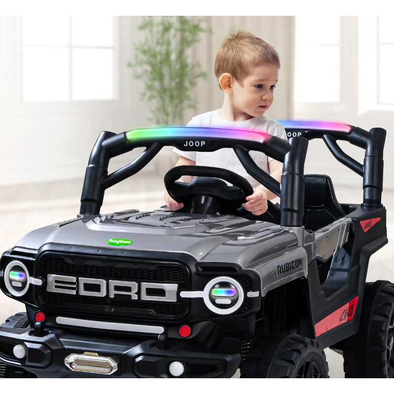 EORD Rechargeable Battery Operated Jeep for Kids, Ride on Toy Kids Car with Light & Music | Baby Big Battery Car | Electric Jeep Car for Kids - COD Not Available