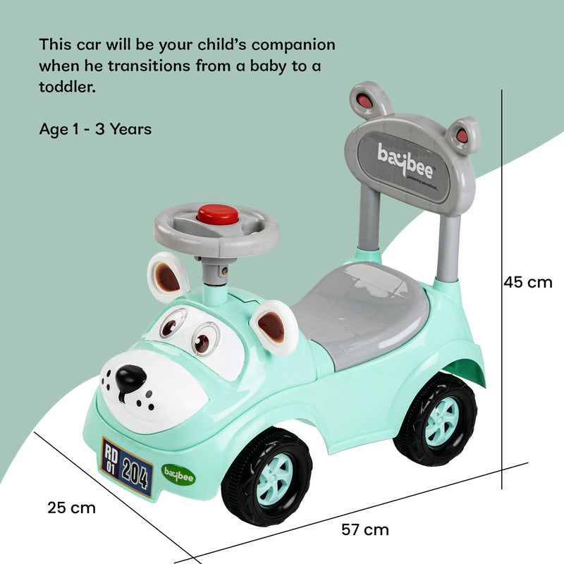 Snooper Ride on Baby Car for Kids, Baby Ride on Car with Music & Horn Button-Kids Ride On Push Car for Children | Ride on Toys Kids Baby Car | Ride on Car for Kids - COD Not Available