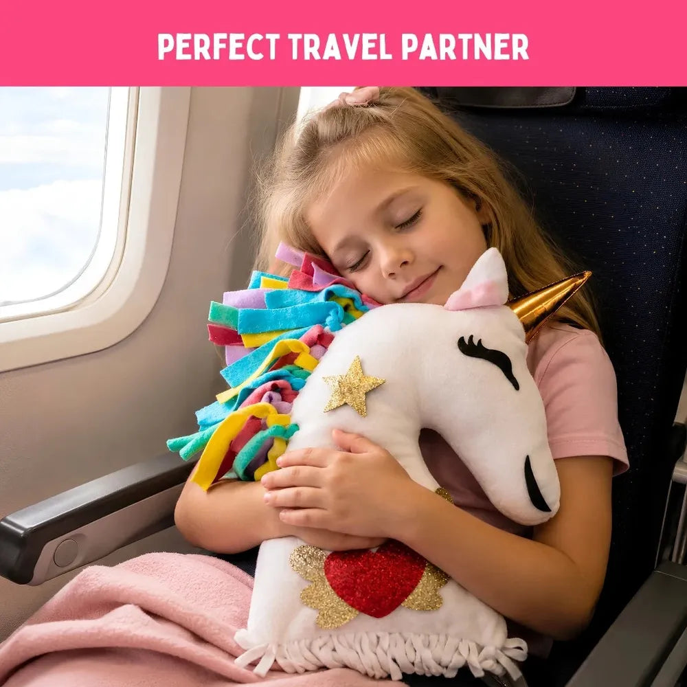 PepPlay Make Your Unicorn Pillow | No-Sew DIY Craft Fun | 43 Pieces Set