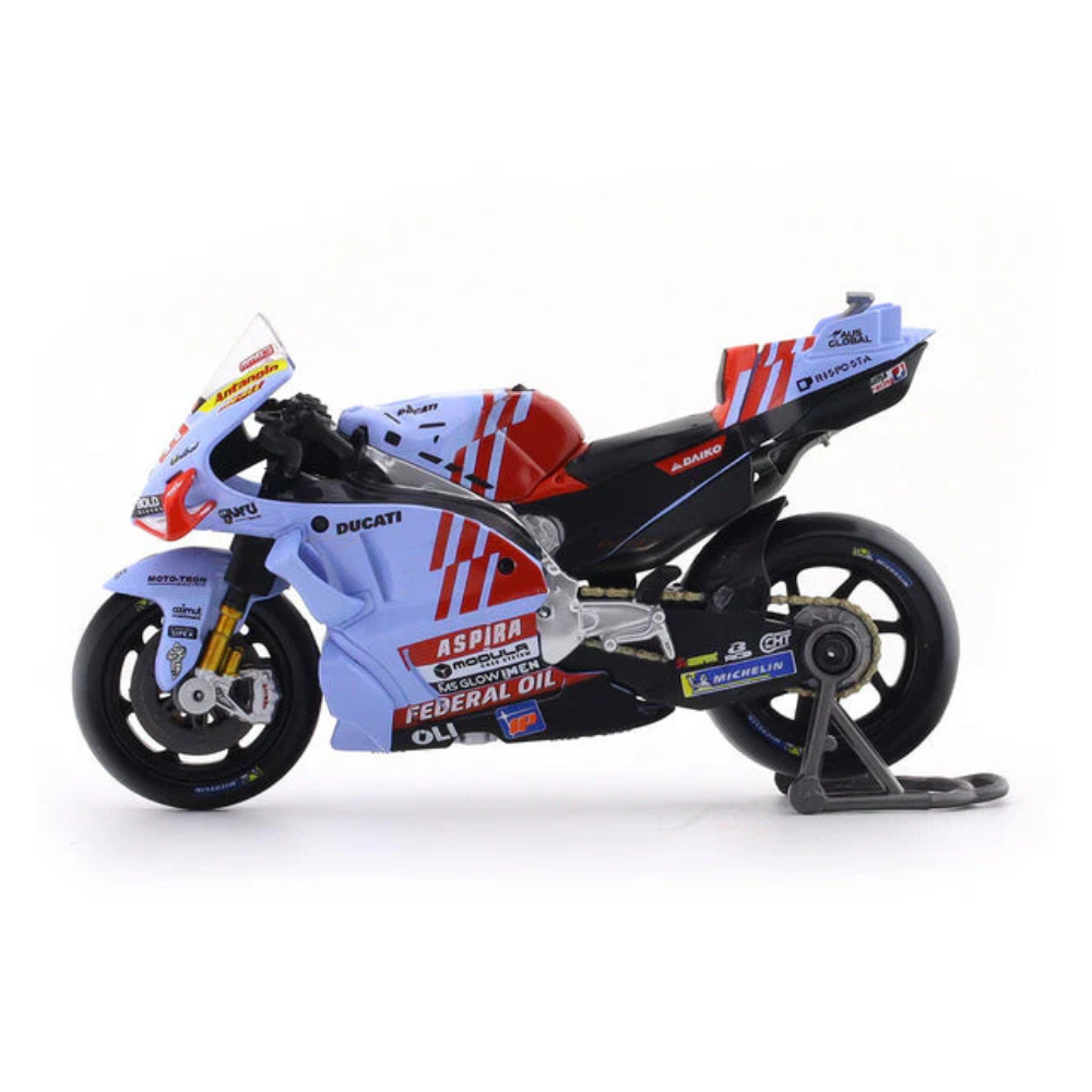 Maisto Original Ducati Gresini Racing Team 2024 Licensed Diecast Bike | 1:18 Scale (14 Years till Grown Ups)