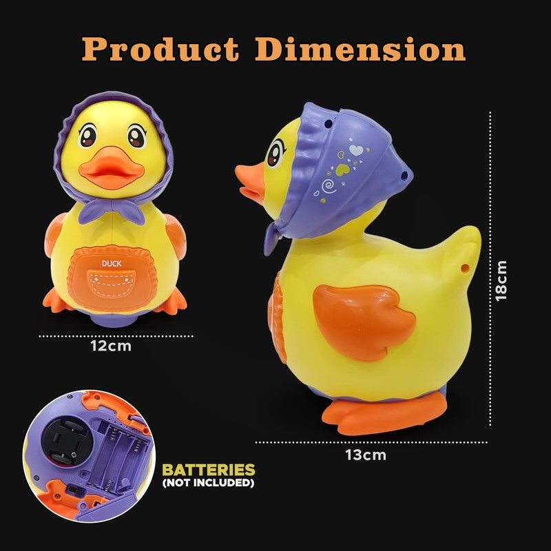 360-Degree Egg Laying Duck Toy With Light & Sound (1-3 Years)