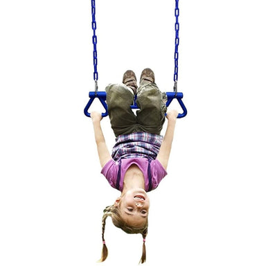 Plastic Trapeze Swing Bar Playset for Kids