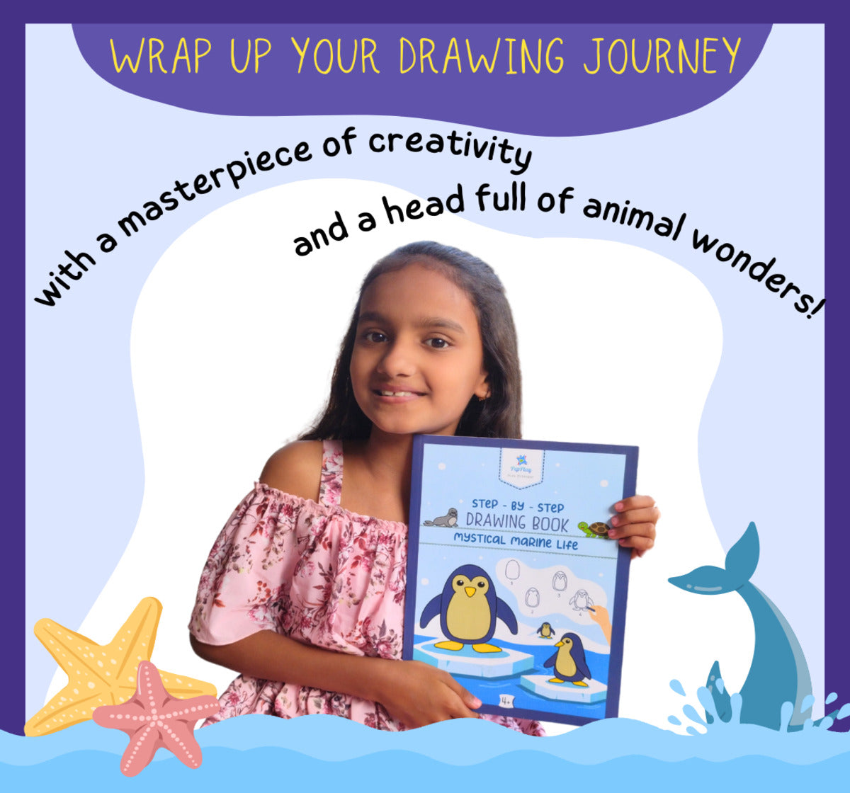 Step by Step Drawing Book - Mystical Marine Life Theme