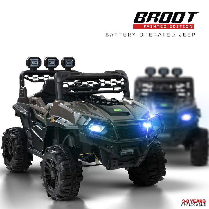 Broot Rechargeable Battery Operated Ride on Jeep Car with Music & Light For Kids | COD Not Available