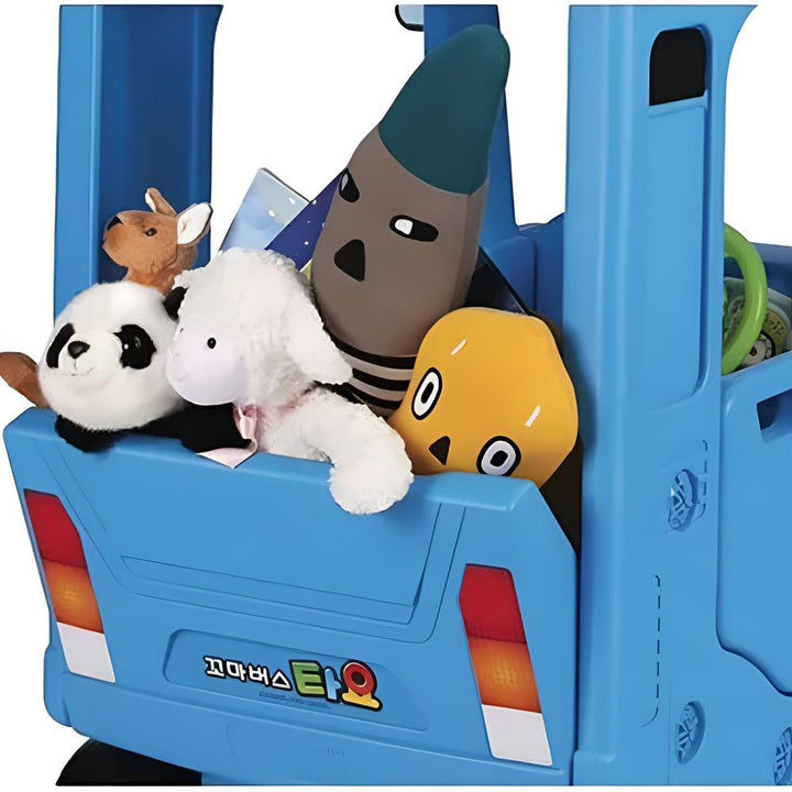 YAYA Bus Roof Top Car Ride On with Lights & Music (1.5-8 Years)